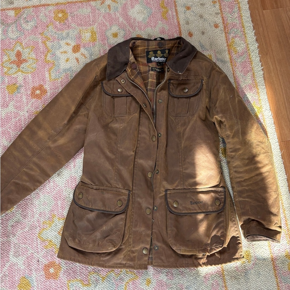 Barbour Women's Waxed Jacket in Rich Brown (make offers!!)